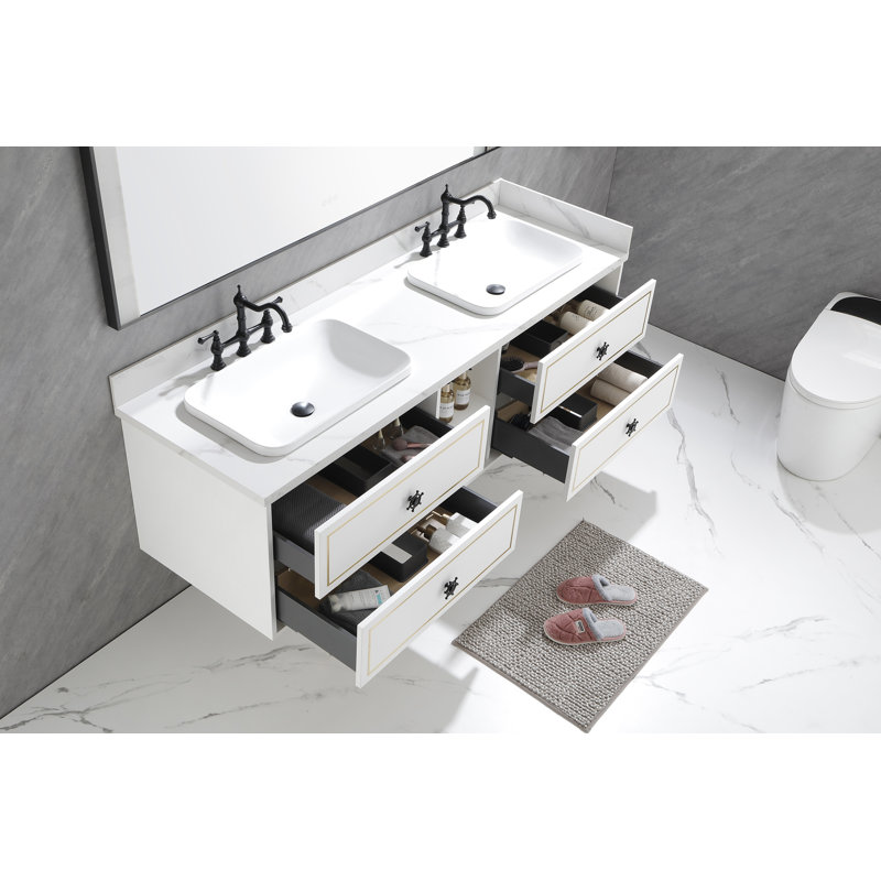 Meuble-lavabo pour salle de bain Doulble Sink