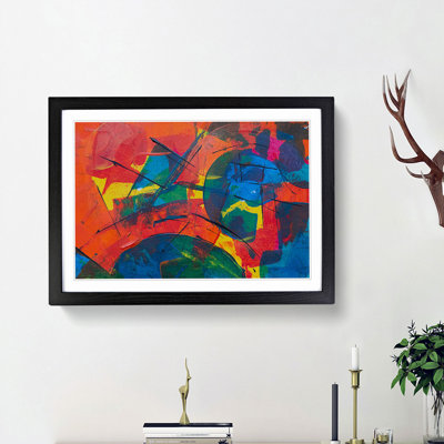 Abstract Art Painting Vol.431 by S.Johnson - Framed Print