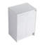 Armoire de rangement autoportante pour salle de bain 24 po, 2 portes à fermeture douce