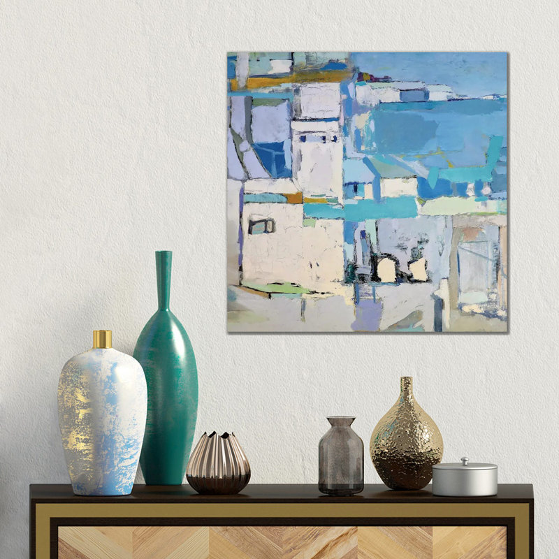 Forteresse blanche_1PC6, Sans cadre, toile, H 18 po x l 18 po