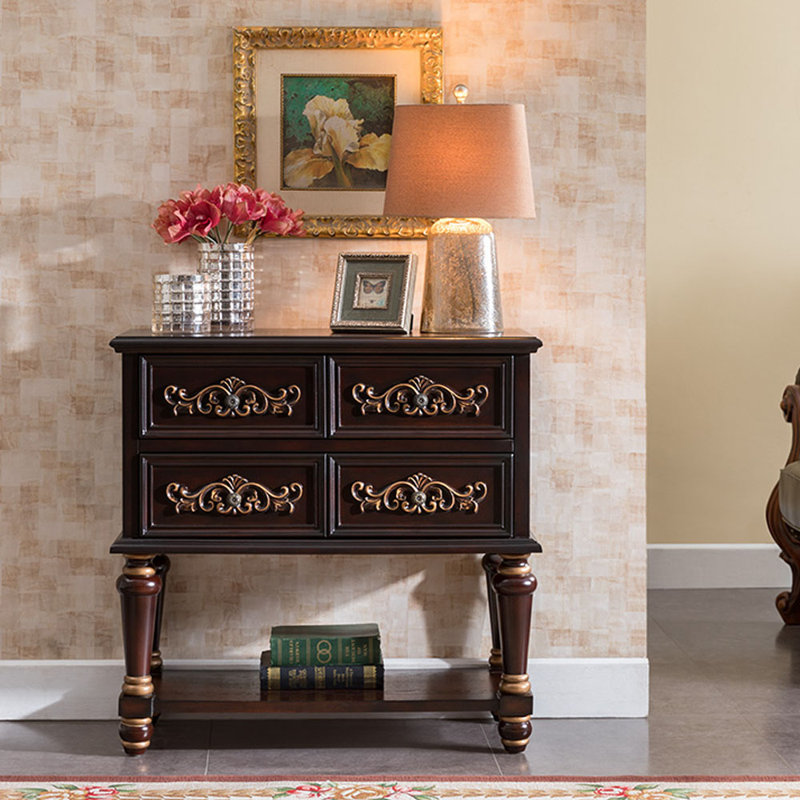 Commode d'appoint Siwar, Brun foncé