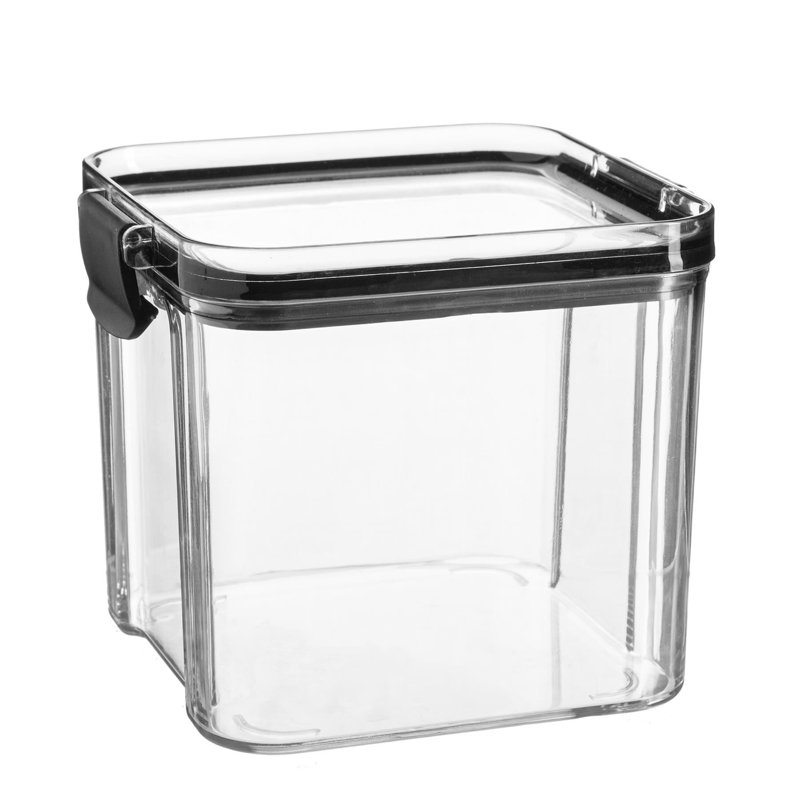 Argon Tableware 700ml Food Storage Container, Black