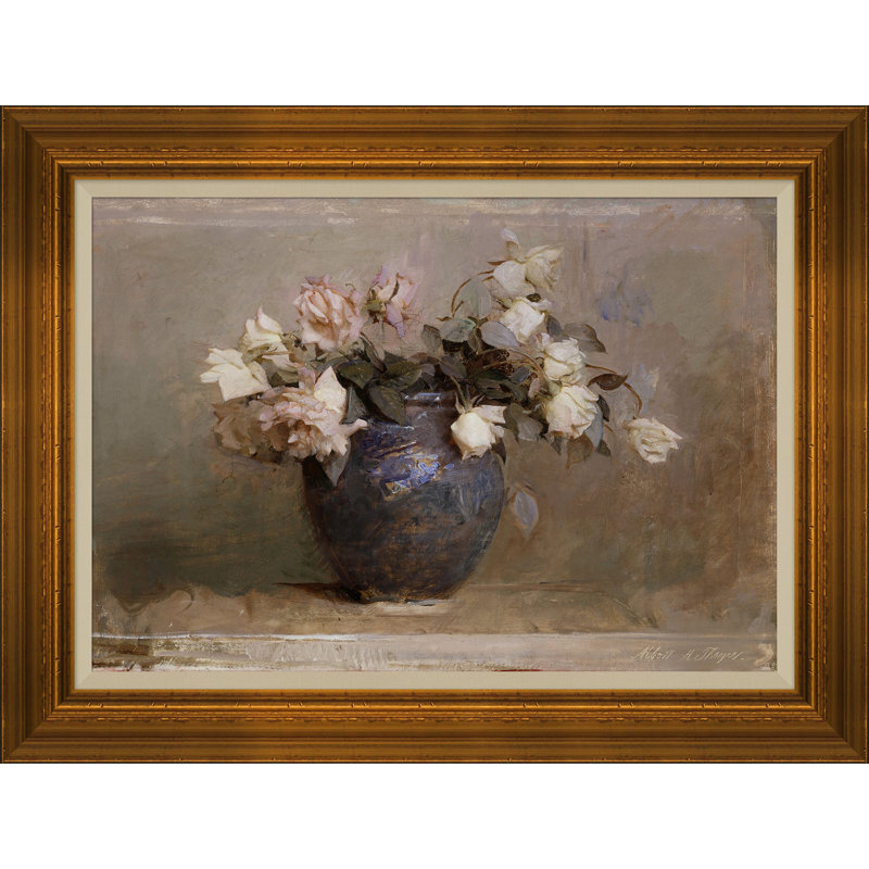 Sill Life With Roses Painting