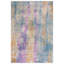 Tapis abstrait bleu / fuchsia Felty-44029898