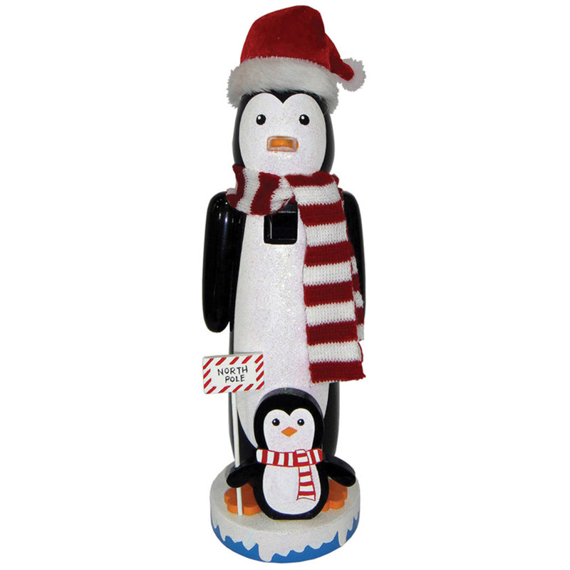 Christmas Penguin Nutcracker