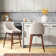 Loyd Upholstered Counter Stool with Solid Wood Frame