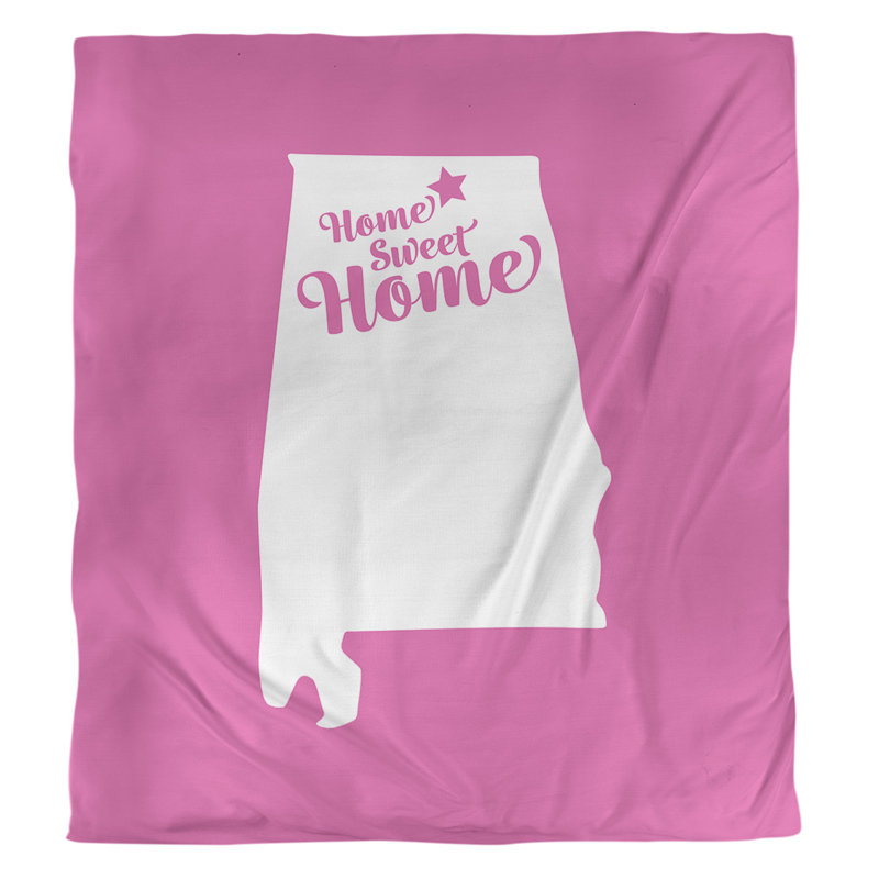 Housse de couette à la maison Huntsville, Housse de couette simple TG, Rose