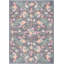 Tapis gris anthracite multicolore de 5 pi x 7 pi Nourison Botanical Washables-716337586-717033551