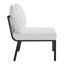 Ensemble modulaire d'extérieur en aluminium 4 pièces avec fauteuil et table Riverside-1554976150