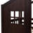 Twin Over Twin House Bunk Bed With Ladder, Wood Bed-Espresso-530295813