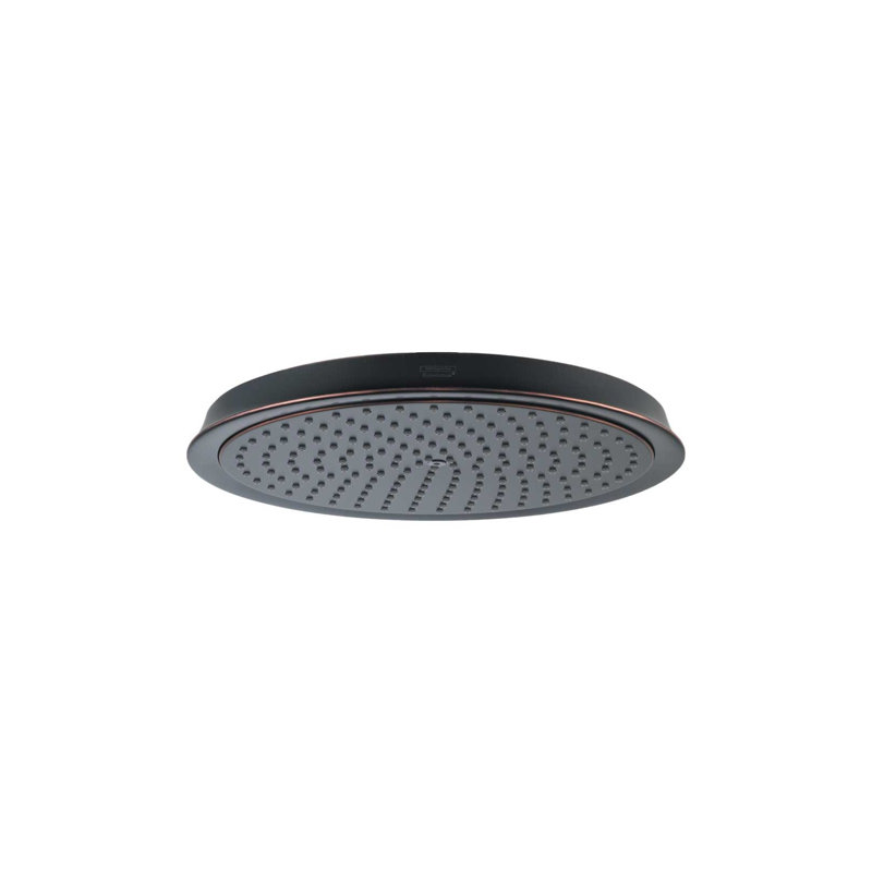 hansgrohe Raindance Classic Showerhead 240 1-Jet PowderRain, 1.75 GPM, Rubbed Bronze