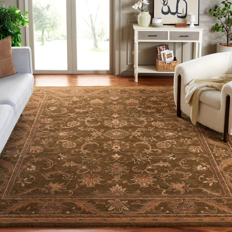 Dunbar Hand Tufted Wool Oriental Rug, Rectangle 8'3" x 11'
