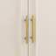 Armoire penderie 4 portes avec tringle et tablettes de rangement, armoire de chambre moderne pour caillot