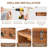 Keychain Wall Mount - Mail Organizer Wall Mount With 6 Key Hooks And Storage Box