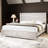  Louby 5 Pieces Farmhouse King Bedroom Set, Distressed White-101644239-101644236