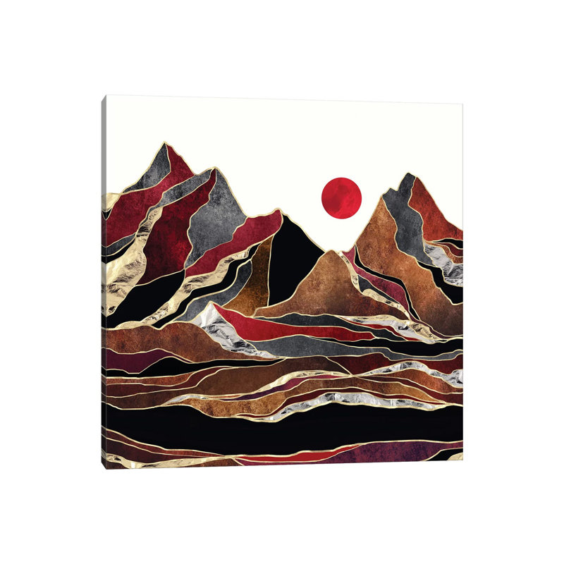 «Copper Vista», reproduction d'impression, Pas de tapis, Toile tendue, H 12 po x l 12 po x P 0,75 po