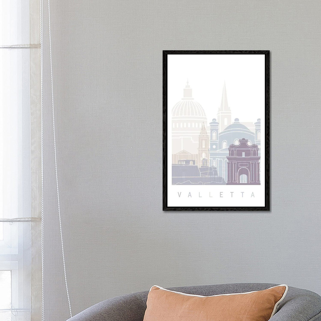 Valleta Skyline Poster Pastell