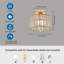 Glass Semi Flush Mount-1290450706
