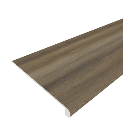 EverLux Basic Bison 20 mm. T x 48.42 in. L x 11.81 in. W Vinyl Stair Tread 