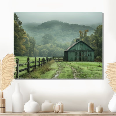 Green Summer Barn Farming Heritage - Barn Wall Art