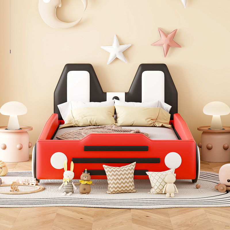 Lit plateforme simple avec roulettes