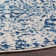 Tapis oriental bleu / ivoire Annette