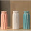 Vase de table 1 pièce en céramique blanche 9,4 po Roban