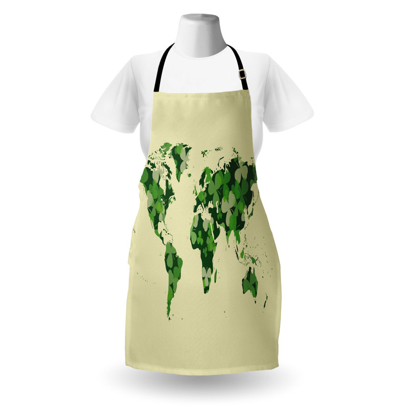 No Pattern Bib Apron