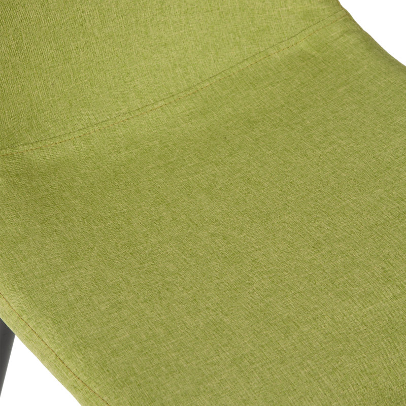 Gaviota 46cm H Cotton Upholstered Side Chair, Green