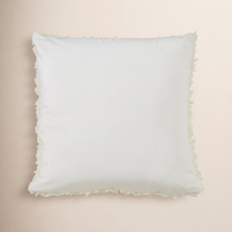 Housse et insert de coussin Heijo, Plumes, Ivoire
