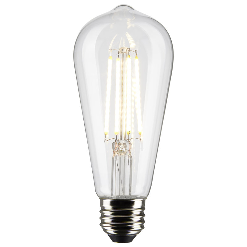  8 Watt (60 Watt Equivalent), ST19 LED, Dimmable Light Bulb, E26/Medium (Standard) Base, 3000K