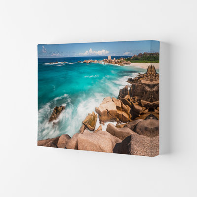 Secret Beach Landscape by Karsten Wrobel - Print on Canvas