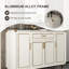 70.87" Cream Aluminum alloy Shoe Storage