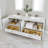 Emlyn 72" Double Bathroom Vanity With 2 Cabinets, 2 Drawers, And Cultured Marble Vanity Top-107120772