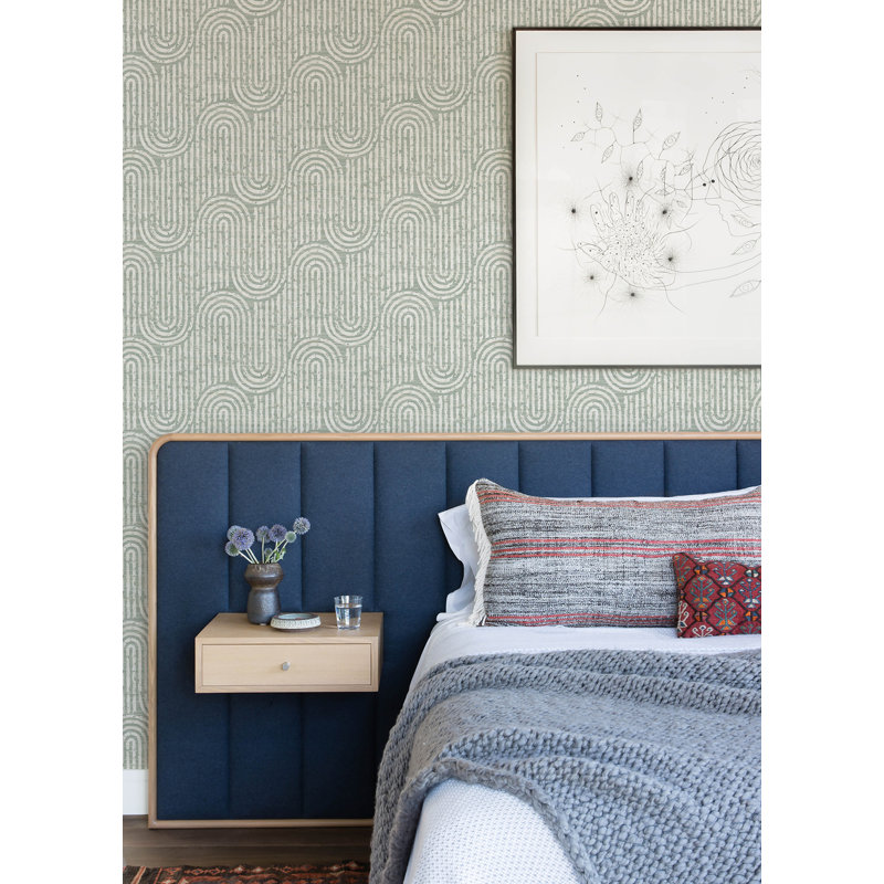 Papier peint Trippet Zen Waves, Vert
