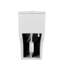Toilette en céramique blanche, hauteur de confort allongée de 1,1 / 1,6, et siège à fermeture prolongée T039wt