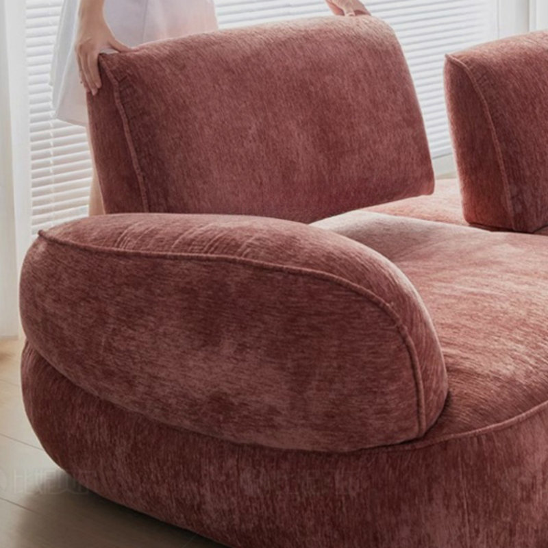 Snail Adjustable Straight Sofa, 29.92" H x 94.49" W x 47.24" D