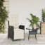 Chaise de patio inclinable avec repose-pieds Winston Porter-164828384-164828381