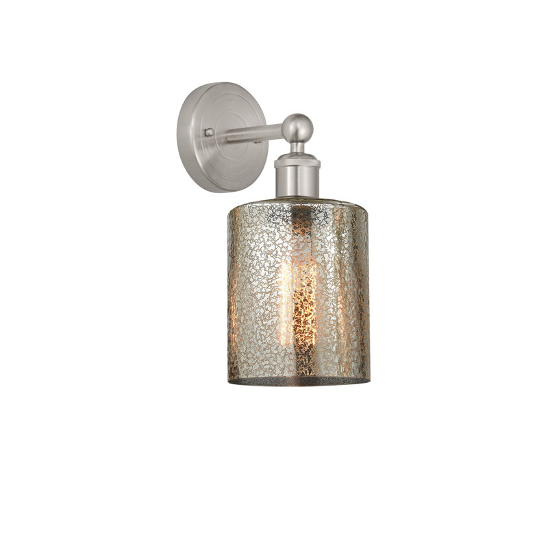 Chilchinbito Armed Sconce, Mercury, Brushed Satin Nickel