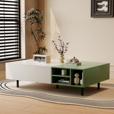 51.2 Inch Modern Tv Stand With Drawers Open Shelves For Living Room, Media Console With Legs