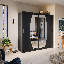 Daucourt 3 Door Sliding Wardrobe-71486064-88250155