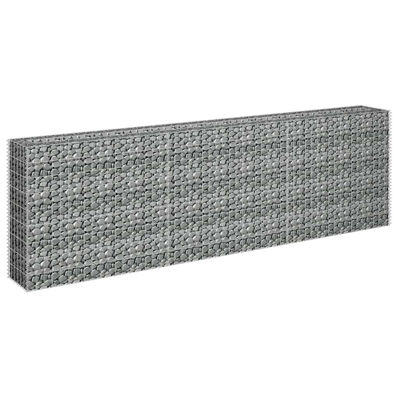 Jardinière surélevée Gabion, H 35,4 po x l 106,3 po x P 11,8 po