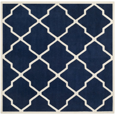 Carolene Hand Tufted Wool Geometric Rug