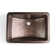 Monarch Abode 21'' Copper Rectangular Dual Mount Bathroom Sink