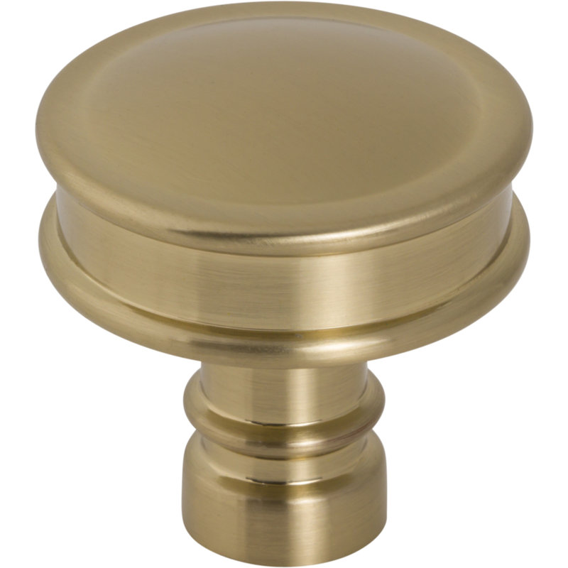 Cranford 1 1/4" Diameter Round Knob, Honey Bronze