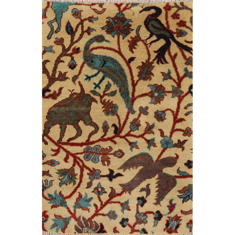 Tapis décoratif animaux motif animal Ziegler 2x3
