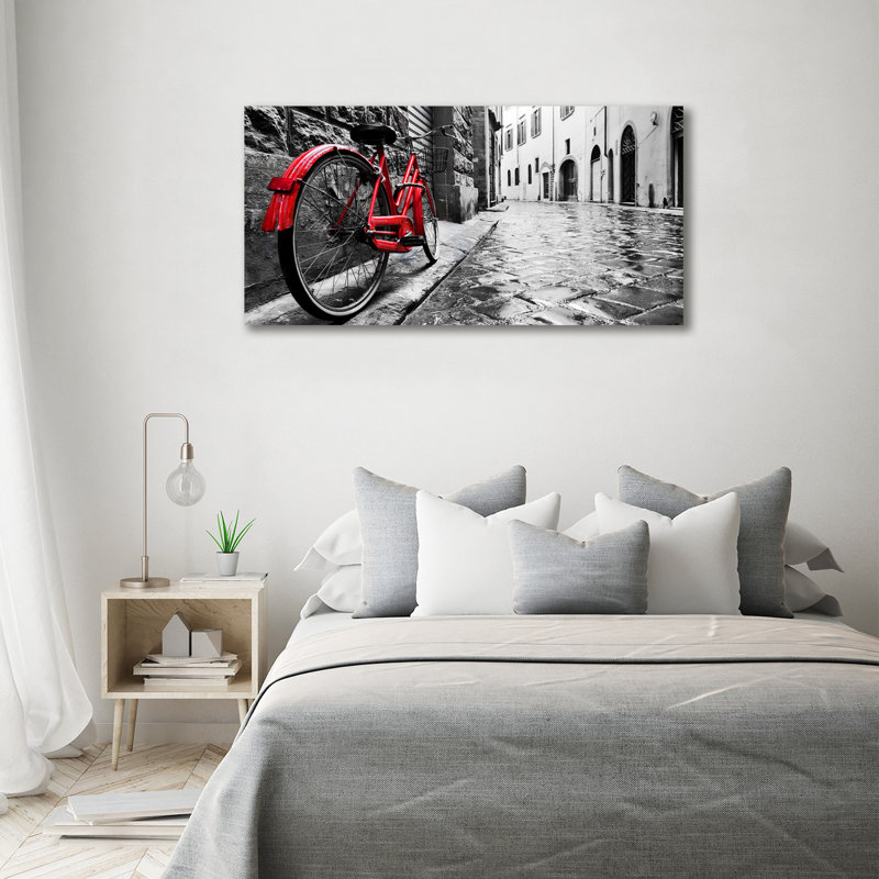 Vintage Bike - Wrapped Canvas Print, 70 cm H x 140 cm W