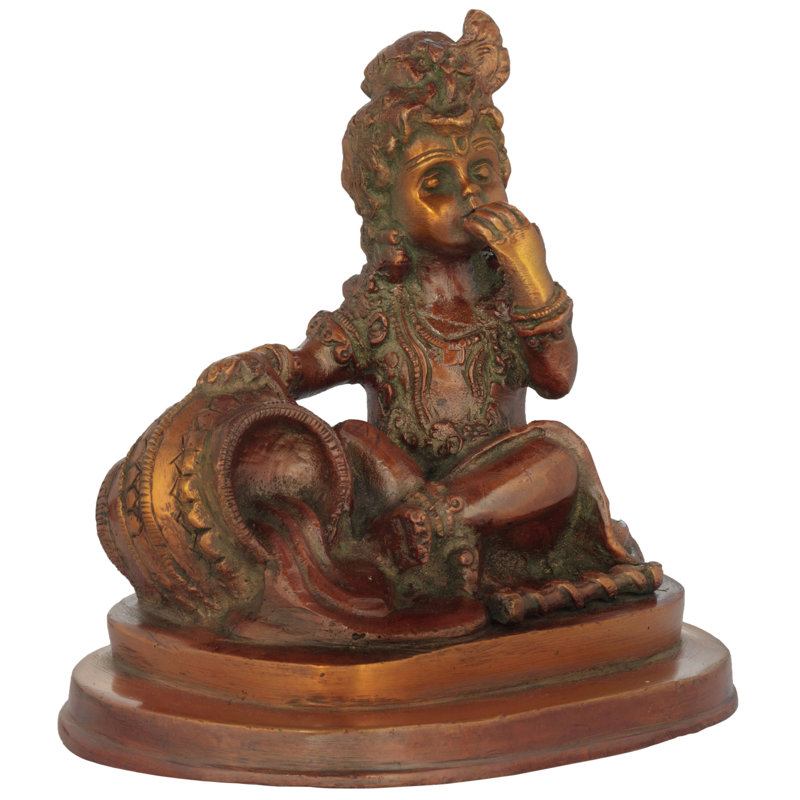 Statue de bébé Krishna, Double Chola