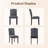  Upholstered Parsons Dining Chairs, Linen Side Chair-1573700345