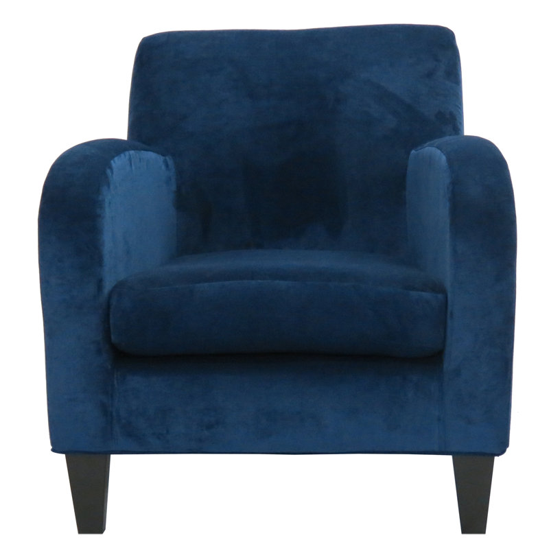 Fauteuil club en polyester 30,5 po Paddington, Microsuède royal Elizabeth